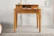Bureau de 90 cm moderne avec rangement en bois massif