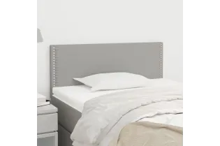 Tête de lit Gris clair 90x5x78/88 cm Tissu