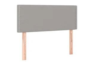 Tête de lit Gris clair 90x5x78/88 cm Tissu 2