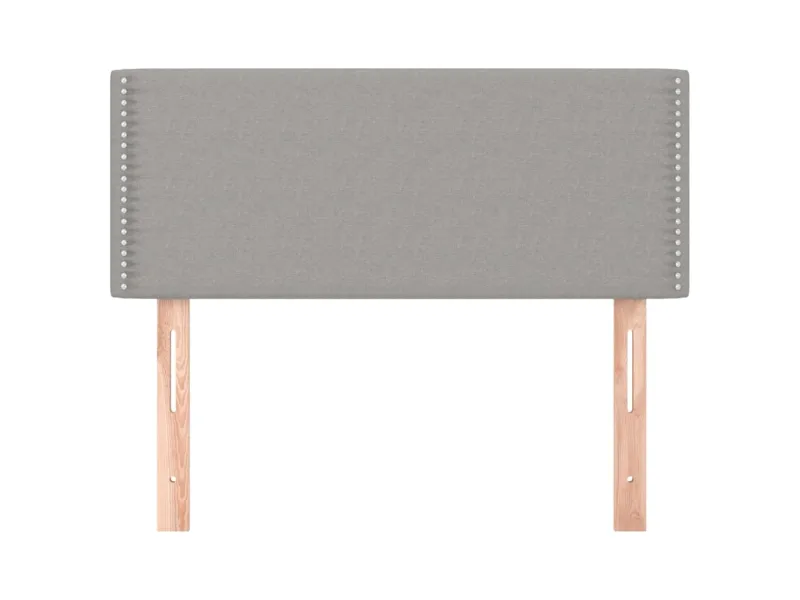Tête de lit Gris clair 90x5x78/88 cm Tissu