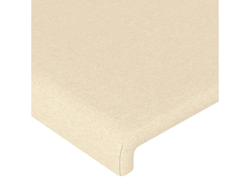 Tête de lit Crème 90x5x78/88 cm Tissu