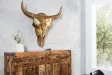 Déco tête de taureau Matador 56cm mosaïque dorée