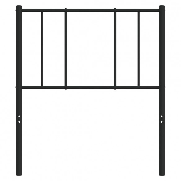 Tête de lit métal noir 80 cm