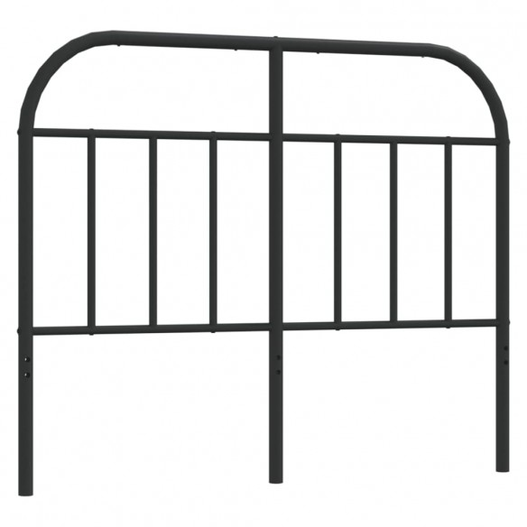 Tête de lit métal noir 120 cm