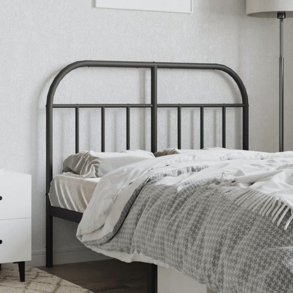Tête de lit métal noir 120 cm
