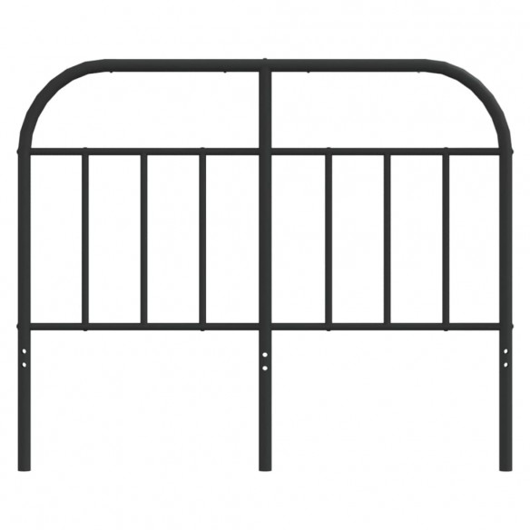 Tête de lit métal noir 120 cm