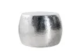 Table basse design en aluminium coloris argent