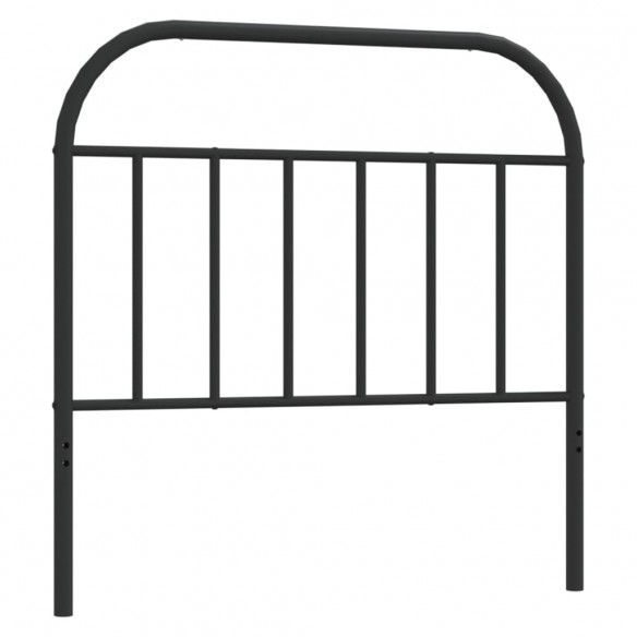 Tête de lit métal noir 100 cm
