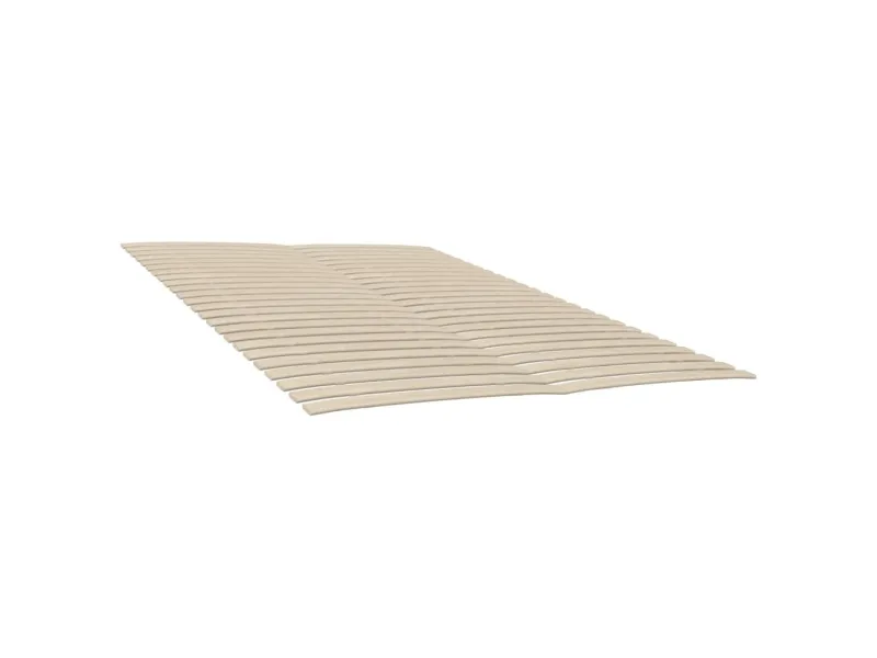 Sommiers à lattes avec 48 lattes 2 pcs 80x200 cm