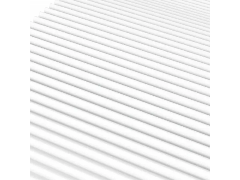 Matelas en mousse blanc 90x200 cm dureté H2 H3