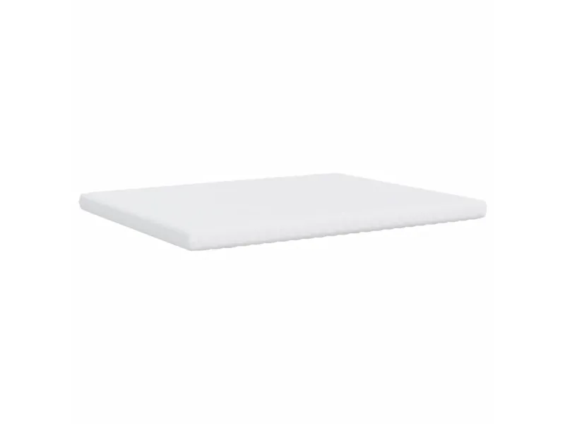 Matelas en mousse blanc 160x200 cm 7 zones dureté 20 ILD