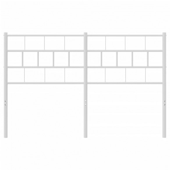 Tête de lit métal blanc 150 cm