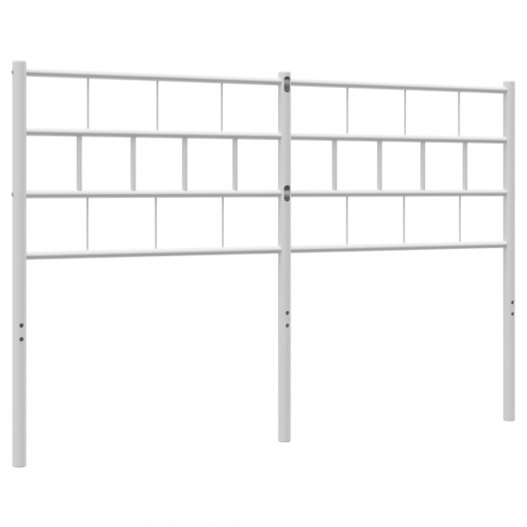 Tête de lit métal blanc 150 cm