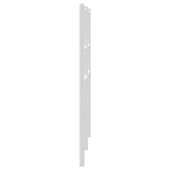 Tête de lit métal blanc 120 cm