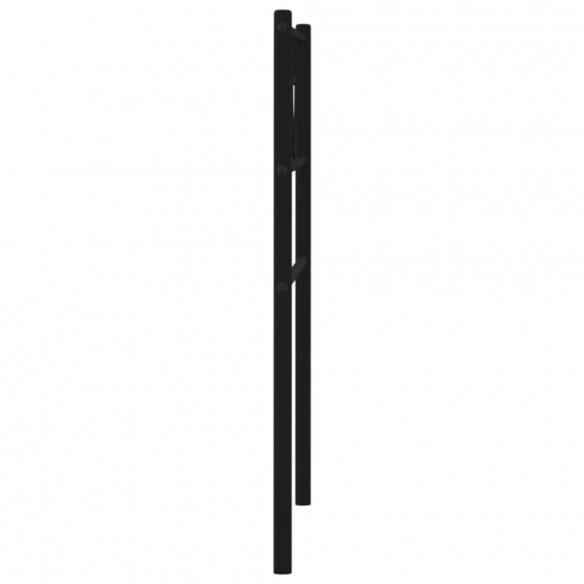 Tête de lit métal noir 100 cm