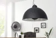Lampe suspension design coloris noir et doré