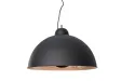 Lampe suspension design coloris noir et doré