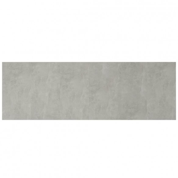 Tête de lit murale Gris béton 240x1,5x80 cm Bois d'ingénierie