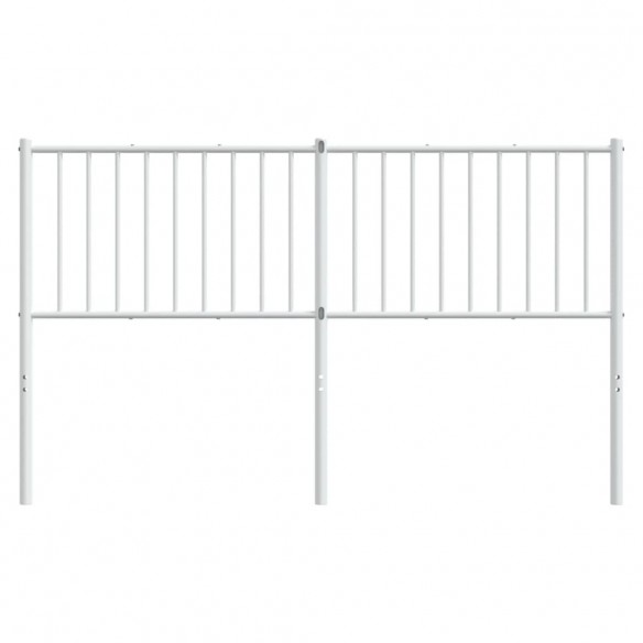Tête de lit métal blanc 150 cm