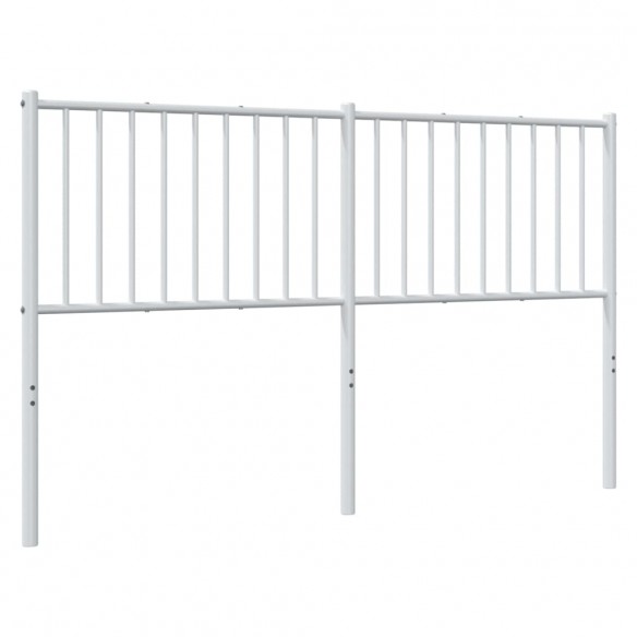 Tête de lit métal blanc 150 cm