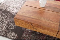 Table basse 110 cm design en bois massif