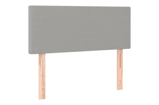 Tête de lit Gris clair 90x5x78/88 cm Tissu 2