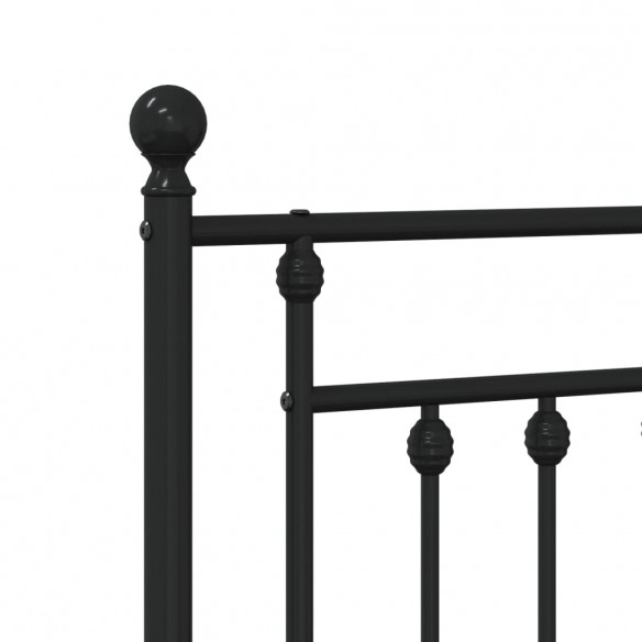 Tête de lit métal noir 80 cm