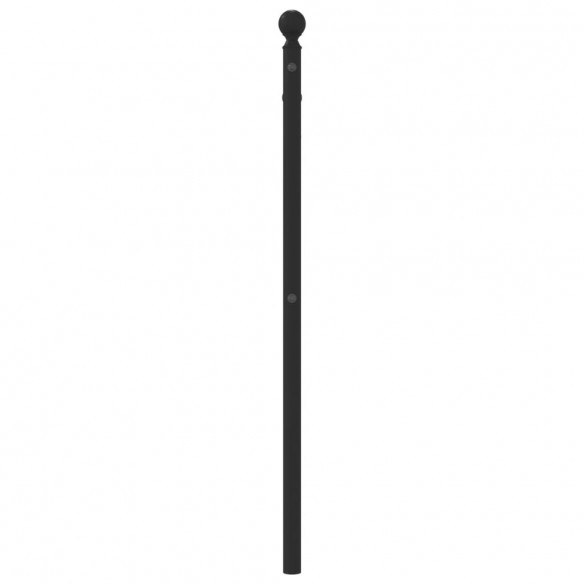 Tête de lit métal noir 100 cm
