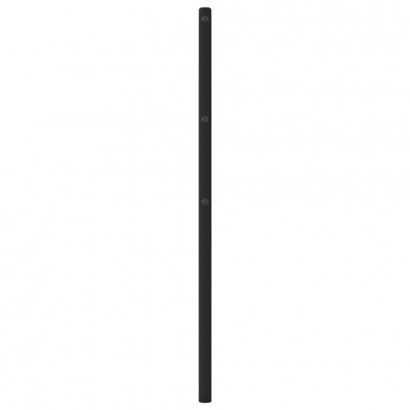 Tête de lit métal noir 107 cm