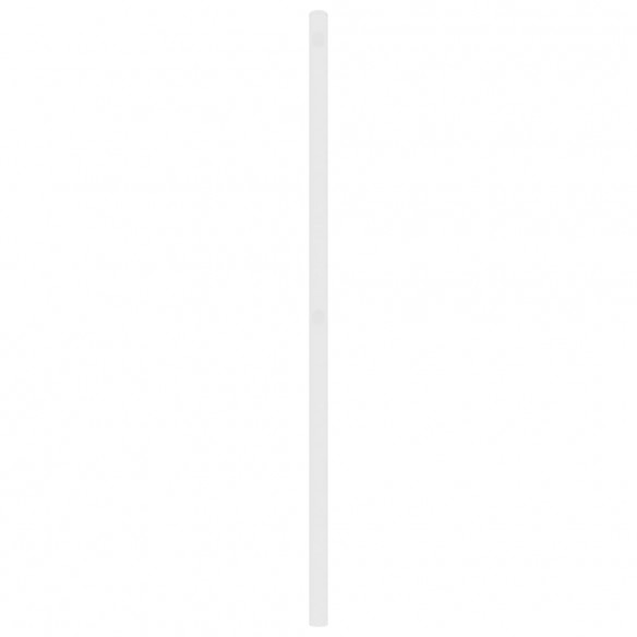 Tête de lit métal blanc 80 cm
