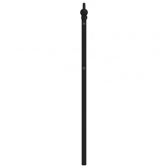Tête de lit métal noir 75 cm