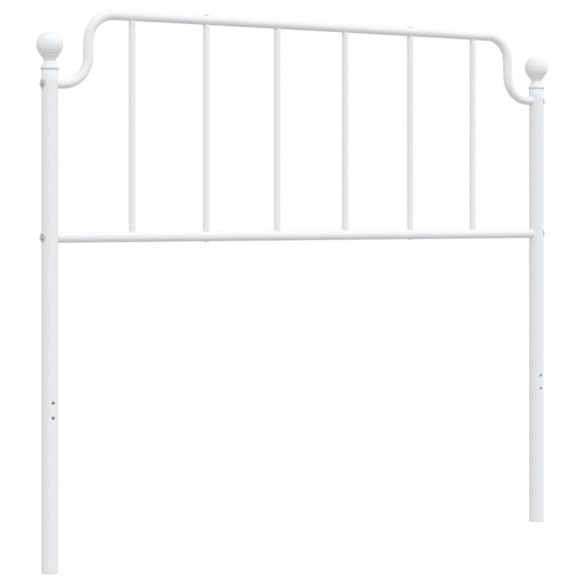 Tête de lit métal blanc 100 cm