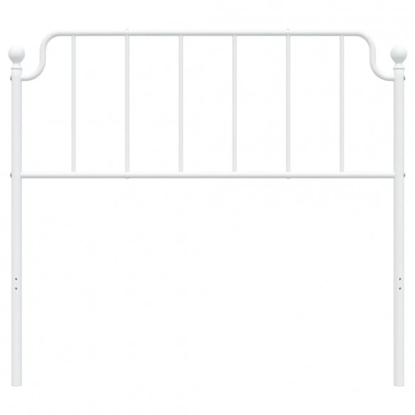 Tête de lit métal blanc 100 cm