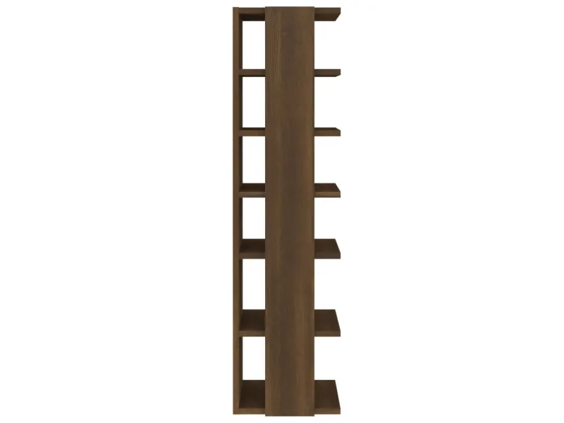 Étagère à chaussures Chêne marron 27,5x27x102cm Bois ingénierie