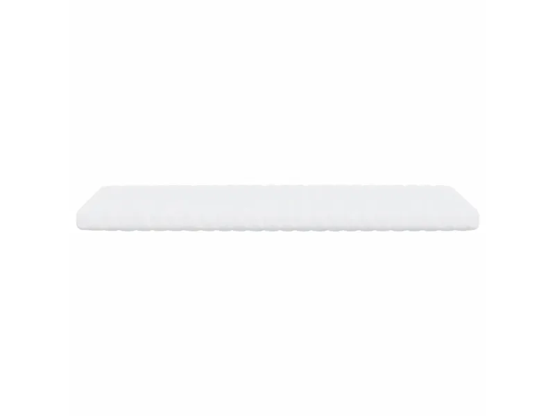 Matelas en mousse blanc 90x200 cm 7 zones dureté 20 ILD