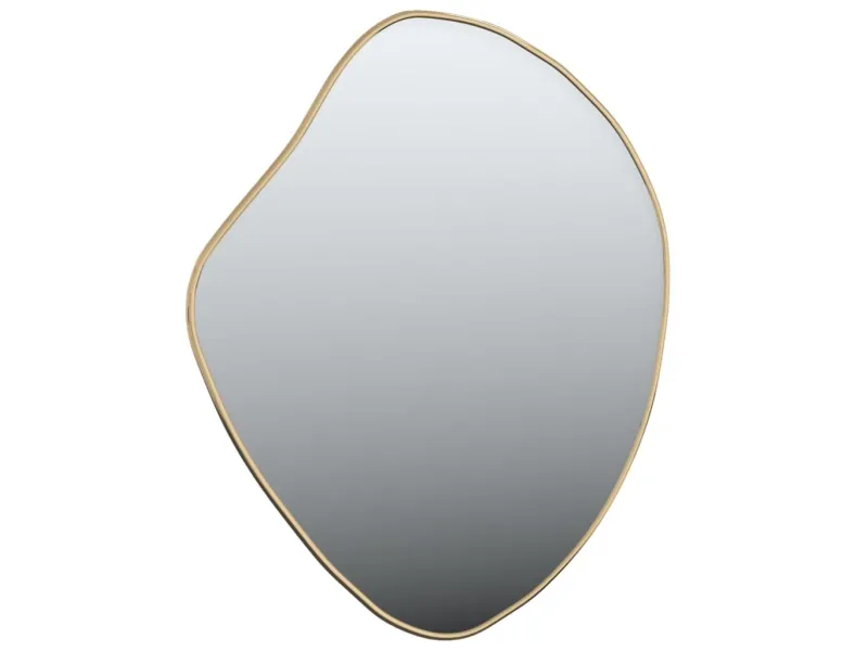 Miroir mural Doré 50x40 cm