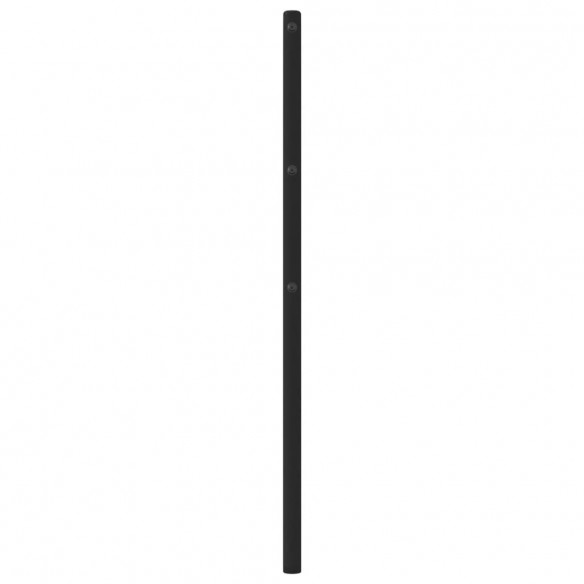 Tête de lit métal noir 80 cm