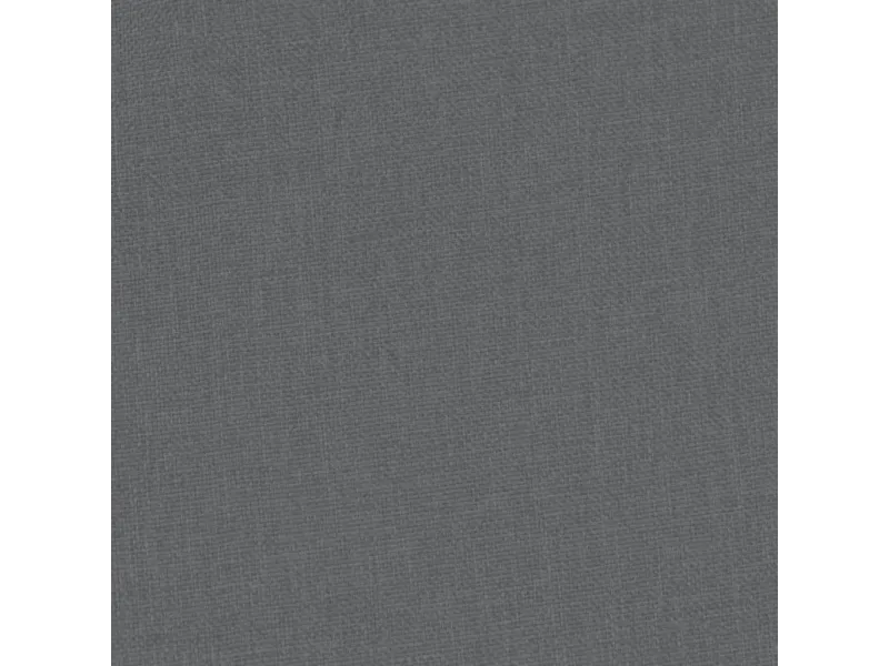 Fauteuil cabriolet avec repose-pied gris foncé tissu