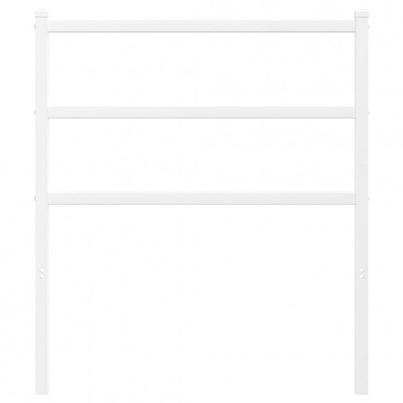 Tête de lit métal blanc 80 cm