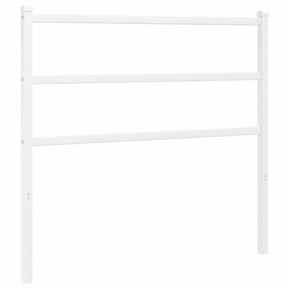 Tête de lit métal blanc 100 cm