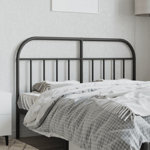 Tête de lit métal noir 150 cm