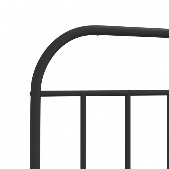 Tête de lit métal noir 150 cm