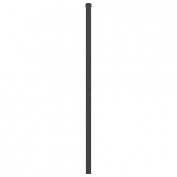 Tête de lit métal noir 107 cm