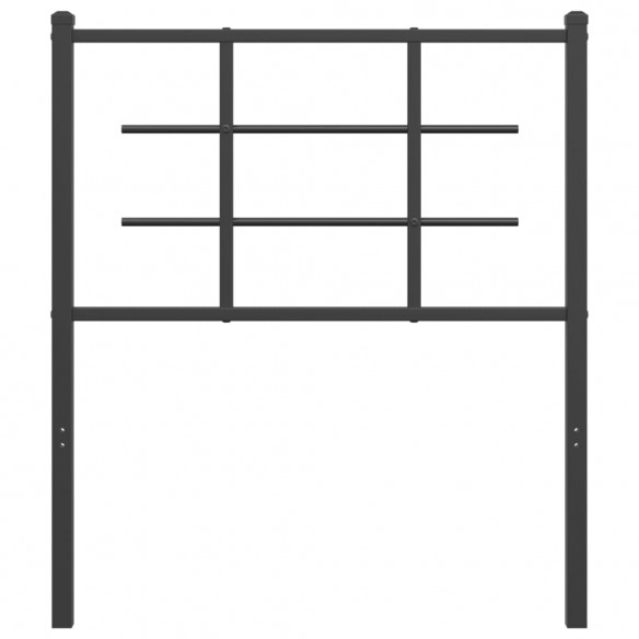 Tête de lit métal noir 80 cm