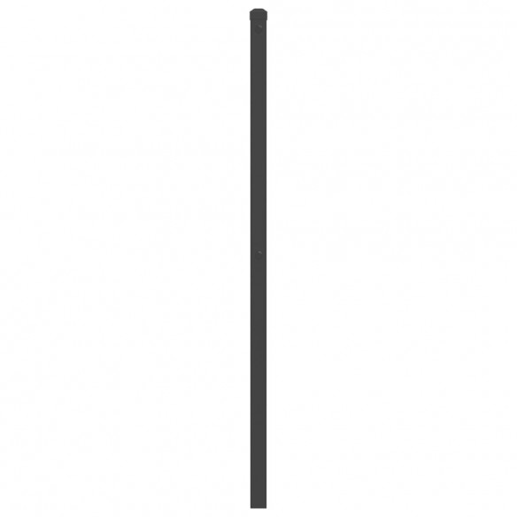 Tête de lit métal noir 80 cm