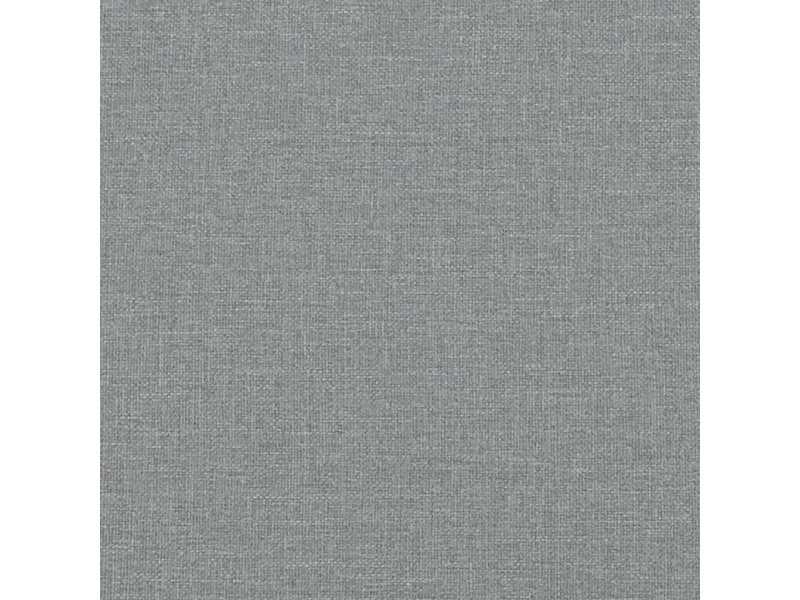 Canapé-lit à 2 places avec repose-pied gris clair tissu