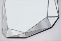Miroir mural design diamant de 120 cm en verre