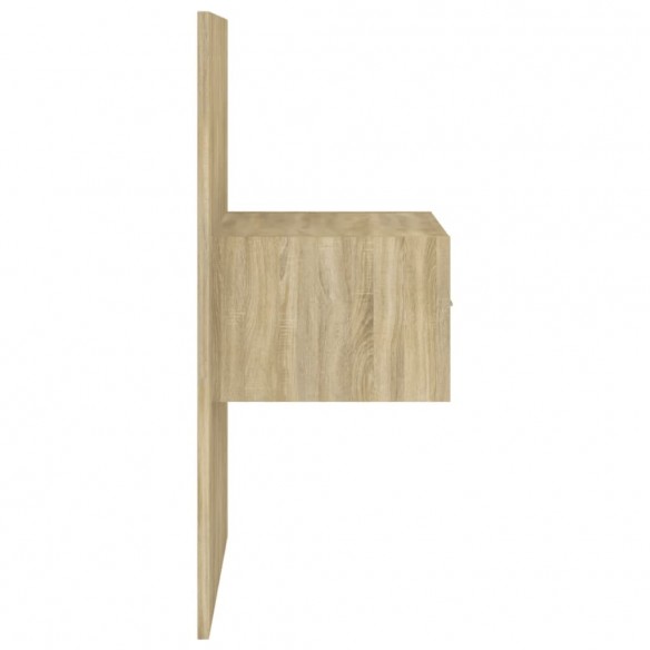 Tête de lit avec armoires Chêne sonoma Bois d'ingénierie