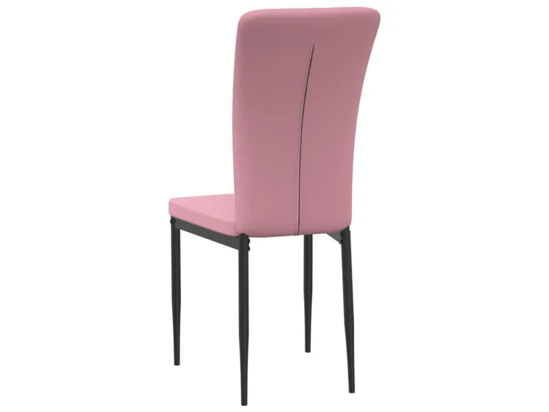 Chaises à manger lot de 2 Rose Velours