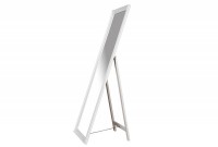 Miroir moderne 160 cm avec cadre en bois blanc